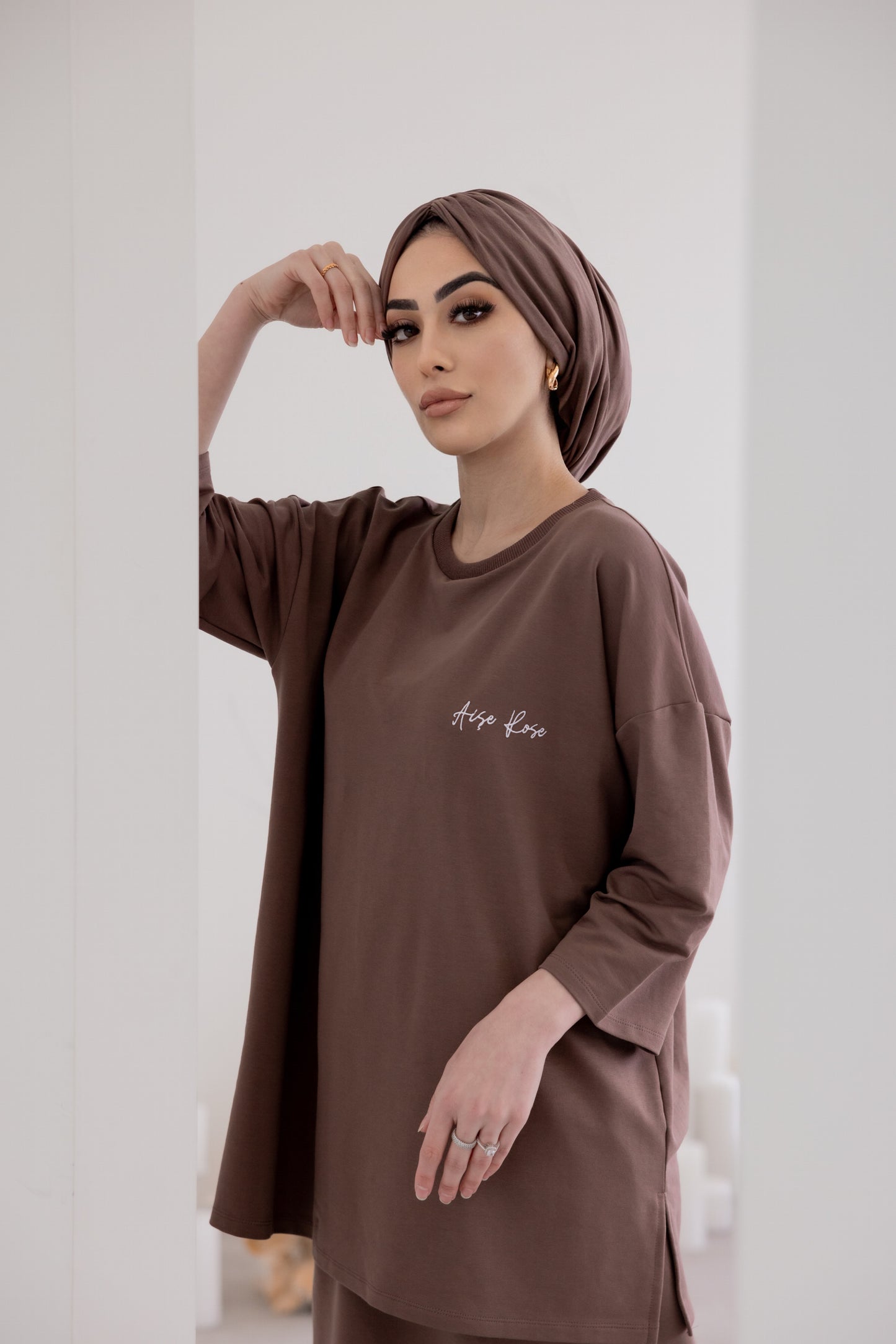 Ishe Skirt Set - Brown
