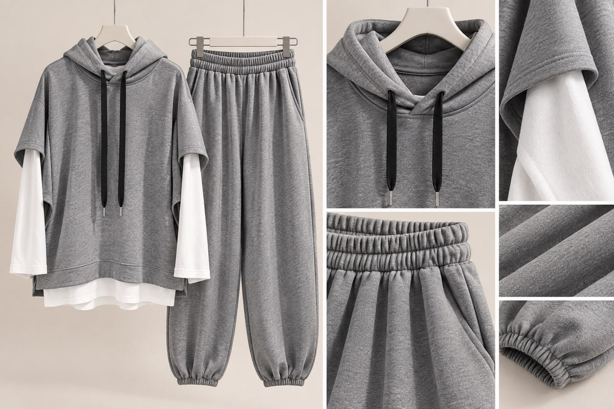 3 Piece comfy set Gray