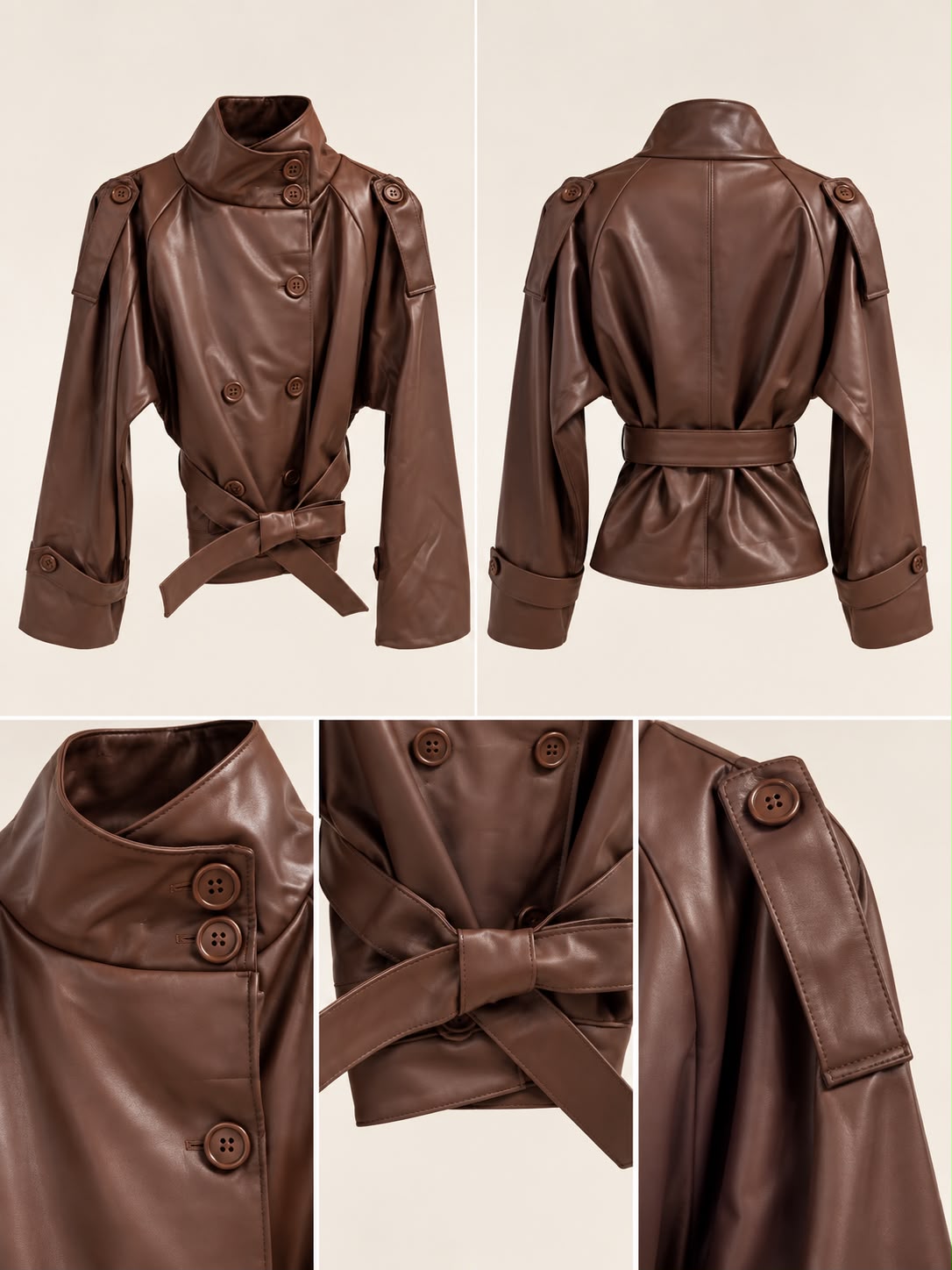 Leather Jacket Brown