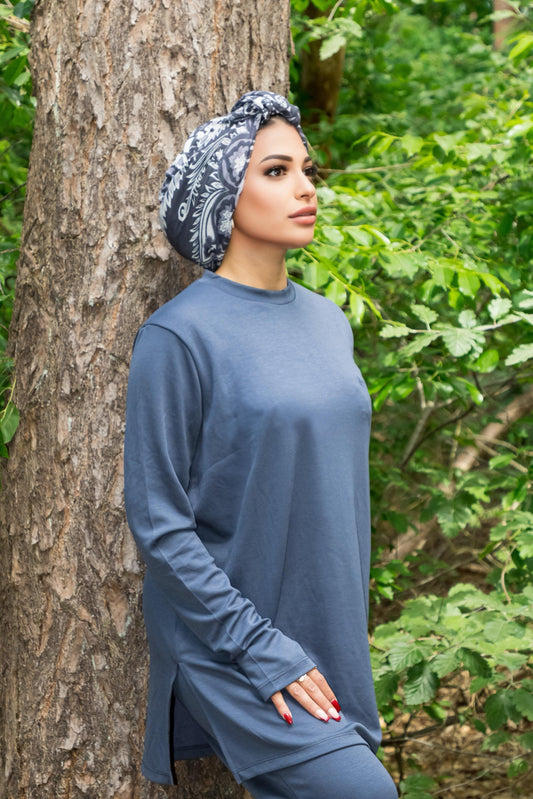Aiserose Activewear Jogger set Smokey Blue